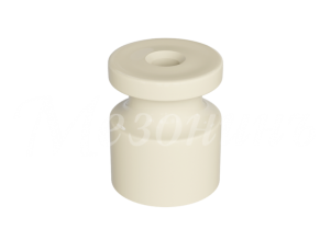 Изолятор пластиковый для наружного монтажа витой электропроводки, D20х24мм, цвет - слоновая кость, серия УСАДЬБА, ТМ МЕЗОНИНЪ (100шт /уп)