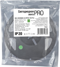 Лента светодиодная NLS-3528G60-4,8-IP20-12V-Pro R5 4,8Вт 12В зеленый IP20 5м | 71436 | Navigator