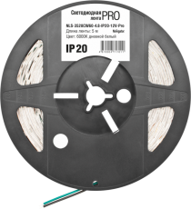 Лента светодиодная NLS-3528CW60-4,8-IP20-12V-Pro R5 4,8Вт 12В 6000К IP20 5м | 71701 | Navigator