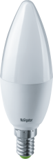 Лампа светодиодная LED 8,5Вт Е14 230В 6500К NLL-C37-8.5-230-6.5K-E14-FR свеча матовая | 61326 | Navigator