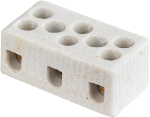 Колодка керамическая зажимная винтовая КЗВ NTB-HCR-3-24/WH | 61710 | Navigator