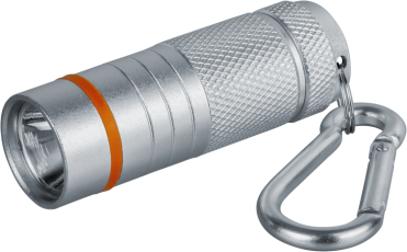 Фонарь-брелок NPT-KC08-S-4LR44 алюм.1LED(1Вт),1 реж,серебро | 82315 | Navigator