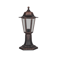 Светильник садово-парковый NOF-PG34-003-IP44-E27 ( 6 граней черный под медь) | 80475 | Navigator