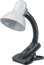 Светильник настольный NDF-C011-60W-WH-E27 прищепка, белый | 61639 | Navigator