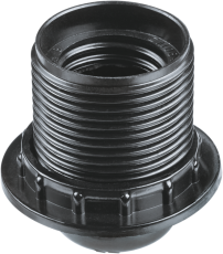 Патрон электрический NLH-BL-R-E27 карб. люстр. с кольцом, M10 | 71610 | Navigator