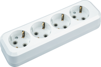 Колодка 61 586 NCA-BL01-04-E-WH 4гн с/з АБС пластик |61586 |Navigator