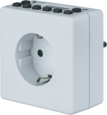 Таймер 61 556 NTR-E-S02-WH розет. электрон. |61556 |Navigator