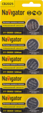 Элемент питания NBT-CR2025-BP5 | 94764 | Navigator