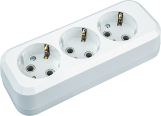 Колодка 61 584 NCA-BL01-03-E-WH 3гн с/з АБС пластик |61584 |Navigator