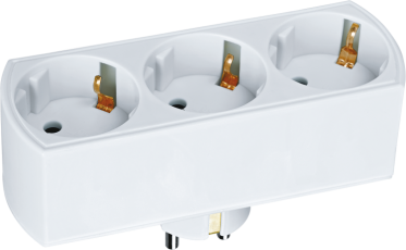 Разветвитель 94 672 NAD-L-3E-WH 3 гн. (в ряд) с/з |94672 |Navigator