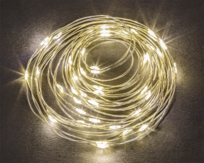 Гирлянда световая NGF-SM01-10WW-10-1.2m-2AA-SL-IP20 | 80710 | Navigator