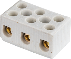 Колодка керамическая зажимная винтовая КЗВ NTB-HCR-3-41/WH | 61712 | Navigator