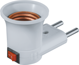 Патрон электрический NLA-S-E27 переходник с розетки на Е27 | 71992 | Navigator