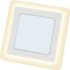 Светильник светодиодный ДВО NLP-SC2-12+3W-WWW-LED (192x192) 12Вт 3300-5300К IP20 опал | 71826 | Navigator