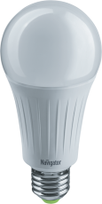 Лампа светодиодная LED 20Вт Е27 230В 6500К NLL-A70-20-230-6.5K-E27 грушевидная матовая | 61387 | Navigator