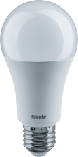 Лампа светодиодная LED 15Вт Е27 230В 4000К NLL-A60-15-230-4K-E27 грушевидная матовая | 71365 | Navigator