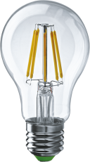 Лампа светодиодная LED 8Вт Е27 230В 4000К NLL-F-A60-8-230-4K-E27 грушевидная прозрачная | 61345 | Navigator