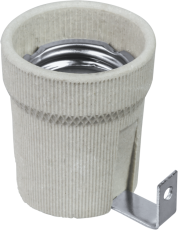 Патрон электрический NLH-CL-H-E27 керамический с держателем Е27 | 71619 | Navigator