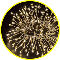 Гирлянда световая NGF-F01-120WW-3AA-фейерверк | 14207 | Navigator