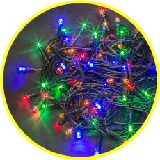 Гирлянда световая NGF-S01-200RGBY-5-11.5m-230-C8-G-IP20 | 61818 | Navigator