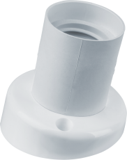 Патрон электрический NLH-PL-W1-E27 пластик настенный наклонный | 14016 | Navigator