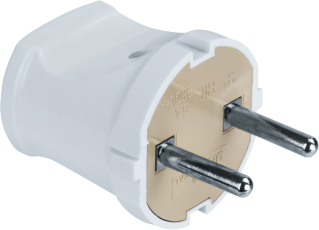 Вилка NCA-PL01-6A-X-WH прямая б/з белая | 61358 | Navigator