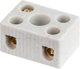 Колодка керамическая зажимная винтовая КЗВ NTB-HCR-2-41/WH | 61708 | Navigator