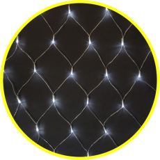 Гирлянда световая NGF-N01-240CW-12-2x2m-230-TR-IP20 | 61851 | Navigator