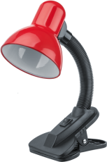 Светильник настольный светодиодный NDF-C011-60W-R-E27 прищепка, красный | 61642 | Navigator