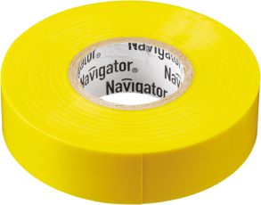 Изолента NIT-B15-20/Y жёлтая | 71105 | Navigator