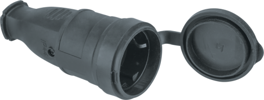 Розетка 61 369 NCA-SKR01-16A-E-IP44-BL переносная с/з черная |61369 |Navigator