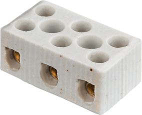 Колодка керамическая зажимная винтовая КЗВ 61 711 NTB-HCR-3-35/WH | 61711 | Navigator