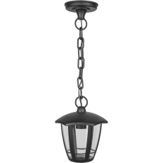 Светильник садово-парковый NOF-P09-BL-IP44-E27 (6 граней подвесной черный) | 80466 | Navigator