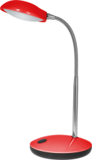 Светильник настольный на основании светодиодный NDF-D006-7W-4K-R-LED 7Вт 4000К красный | 71562 | Navigator