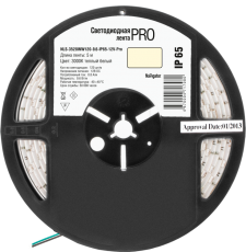 Лента светодиодная NLS-3528WW120-9,6-IP65-12V-Pro R5 9,6Вт 12В 3000К IP65 5м | 71708 | Navigator