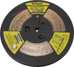 Лента светодиодная NLS-3528WW60-4,8-IP20-12V-R50 4,8Вт 12В 3000К IP20 50м | 71246 | Navigator