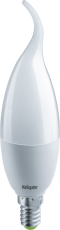 Лампа светодиодная LED 8,5Вт Е14 230В 2700К NLL-FC37-8.5-230-2.7K-E14-FR свеча на ветру матовая | 61330 | Navigator