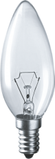 Лампа накаливания ЛОН 60Вт Е14 230В NI-B-60-230-E14-CL (КНР) | 94304 | Navigator