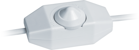 Шнур NPS-FS02-170-2x0.5-WH 1.7 м с диммируемым выкл. белый | 61602 | Navigator