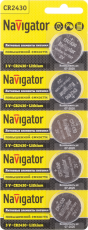 Элемент питания 94 781 NBT-CR2430-BP5 |94781 |Navigator