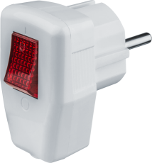 Вилка 61 364 NCA-PL05-16A-ESC-WH угловая с/з с/выключ. белая |61364 |Navigator