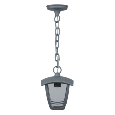 Светильник садово-парковый NOF-P08-GR-IP44-E27 (4 грани подвесной серый) | 80465 | Navigator