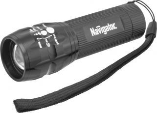 Фонарь универсальный NPT-CM03-3AAA алюм. 1LEDх3Вт, фокус, блист. | 94967 | Navigator