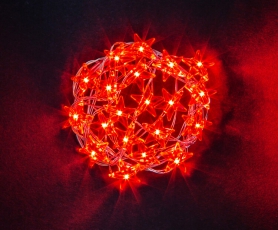 Гирлянда световая NGF-DM003-20R-2AA-красные звёздочки | 14051 | Navigator