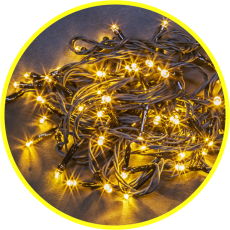 Гирлянда световая NGF-S01-200WW-5-11.5m-230-C8-G-IP20 | 61819 | Navigator