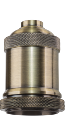 Патрон электрический NLH-V01-007-E27 подвес.метал.черненая брон | 61518 | Navigator