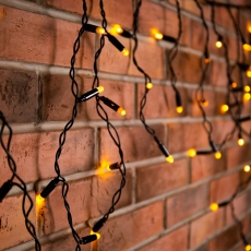 Гирлянда Айсикл (бахрома) светодиодный, 2,4 х 0,6 м, черный провод, 230 В, диоды ТЕПЛЫЙ БЕЛЫЙ, 88 LED | 255-046 | NEON-NIGHT