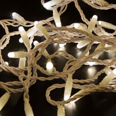 Гирлянда Нить 10м, постоянное свечение, белый ПВХ, 24В, цвет: Тёплый белый | 305-136 | NEON-NIGHT