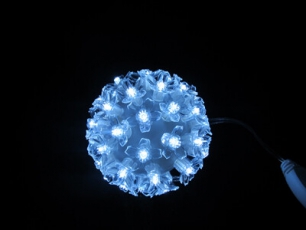 Шар светодиодный 220V, диаметр 12 см, 50 светодиодов, цвет белый | 501-601 | NEON-NIGHT