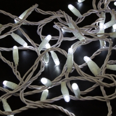 Гирлянда Нить 10м, постоянное свечение, белый ПВХ, 230В, цвет: Белый | 305-165 | NEON-NIGHT